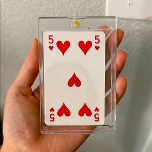 Louis Vuitton Foundation 5 of Hearts Collectible in Clear Protective Case